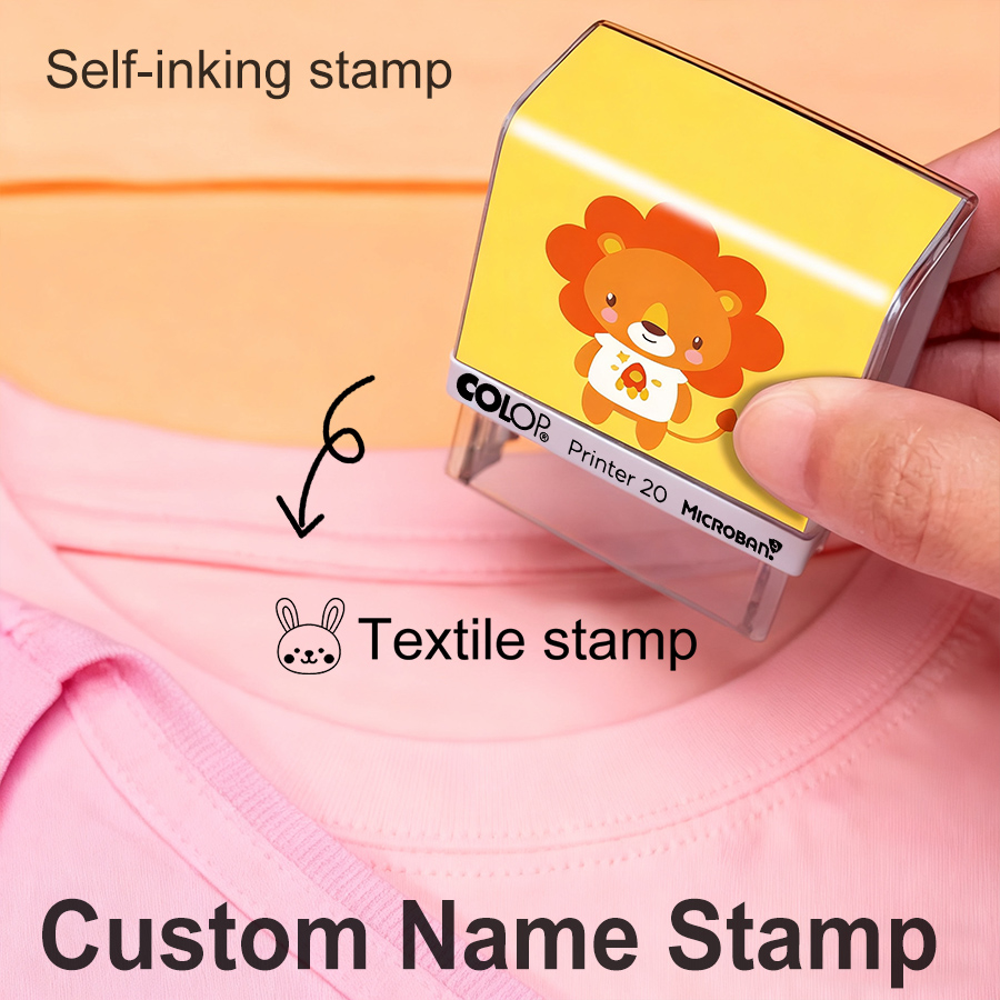 Baby Clothing Name - 子供服の名前スタンプ｜布用の防水名前印｜洗濯しても落ちないスタンプで園児服・保育園グッズ・小学校の袋物に名前付け｜ネームスタンプ 可愛い ギフト