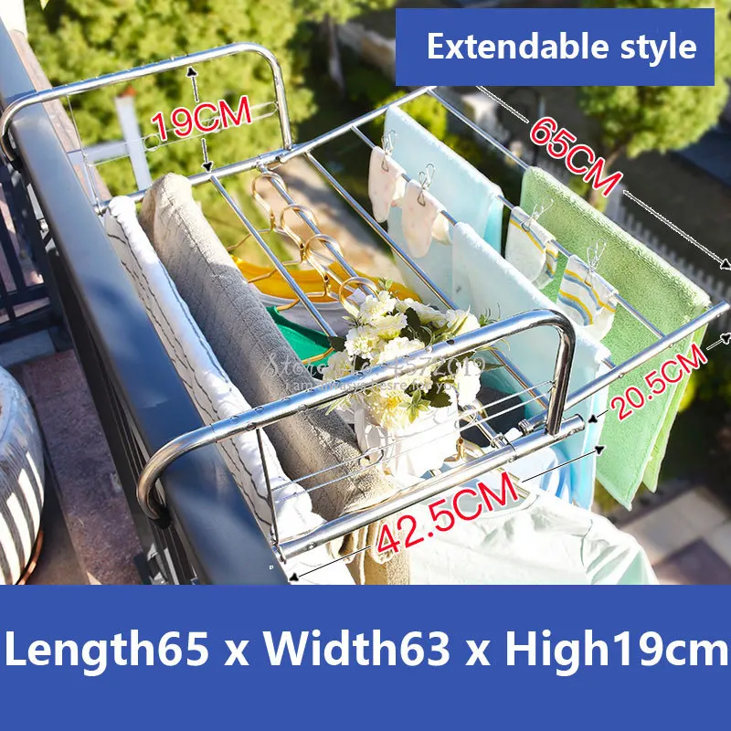 Baby Clothing Drying Rack - 折りたたみ式ステンレス製衣類ラック,乾燥棚,タオル,掛け布団ホルダー,効率的なベビーハンガー,バルコニー,拡張可能