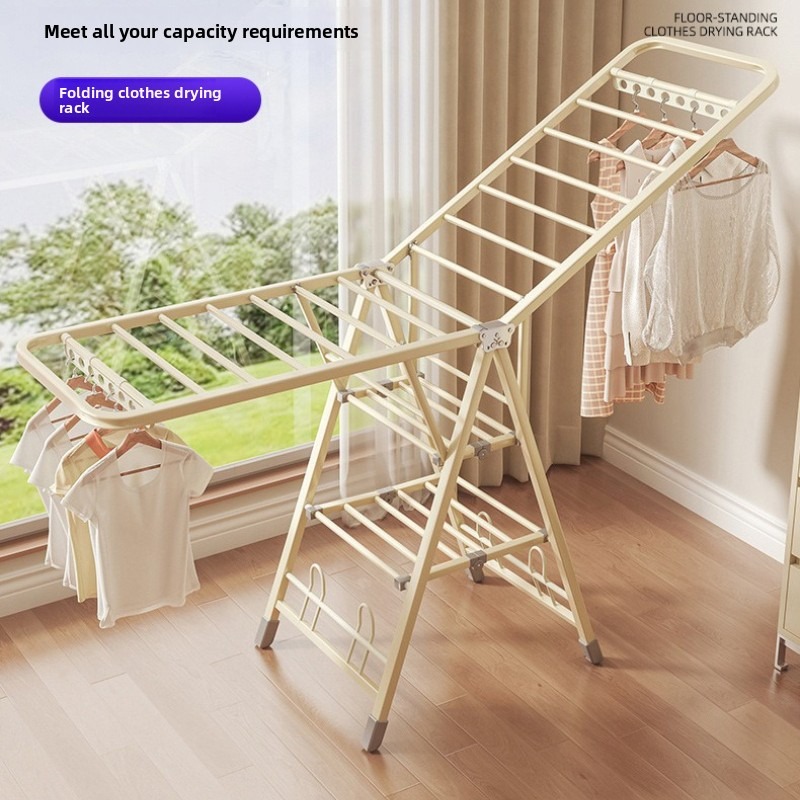 Baby Clothing Drying Rack - 折りたたみ式衣類乾燥ラック 室内/屋外兼用 洗濯物干しハンガー 家庭用 ベビー服用 衣類ラック
