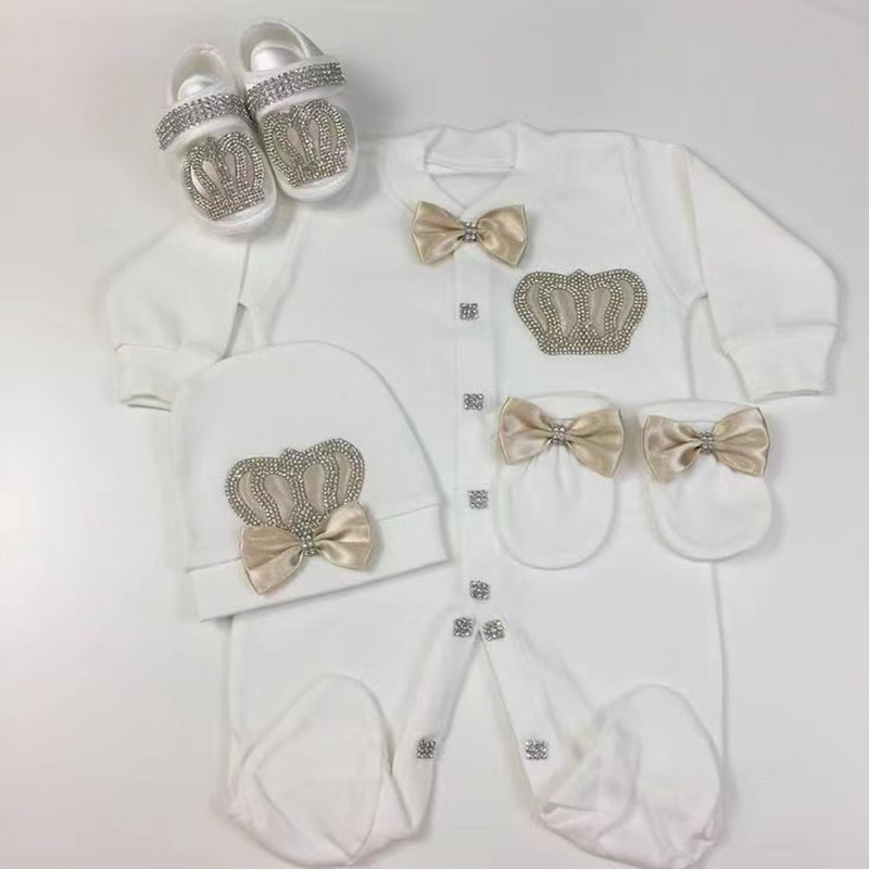 4点セット ウェルカムホーム ロンパース ベビー服 名入れ  - Baby Clothing Name のレビューと価格
