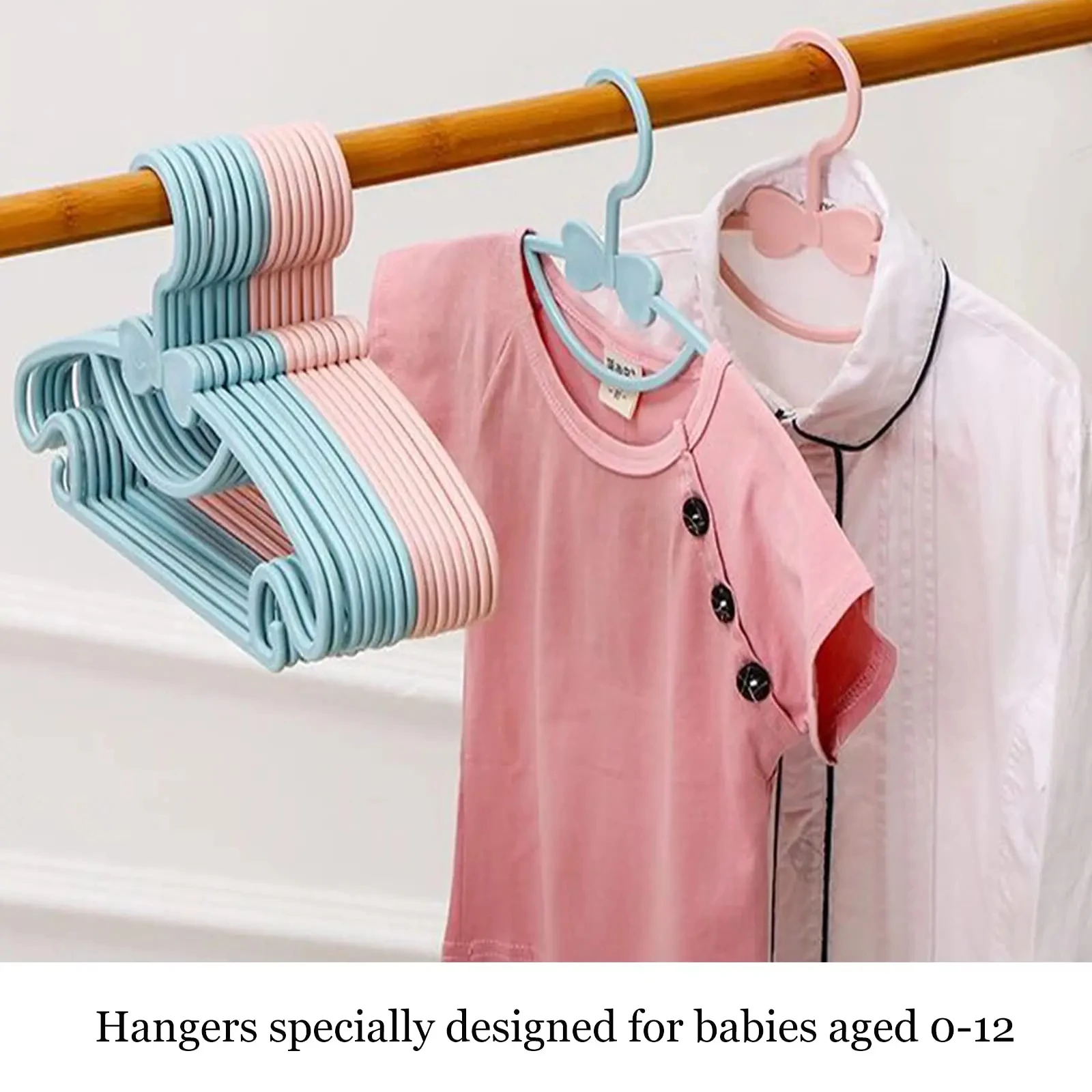 ベビーハンガー 10個入り 子供服ハンガー ラックディスプレ - Baby Clothing Display のレビューと価格