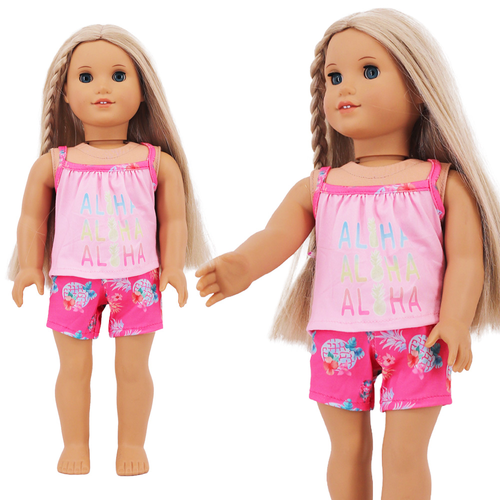 人形服夏半袖 18 インチアメリカンドール & 43 センチ - Baby Clothing For Sale のレビューと価格