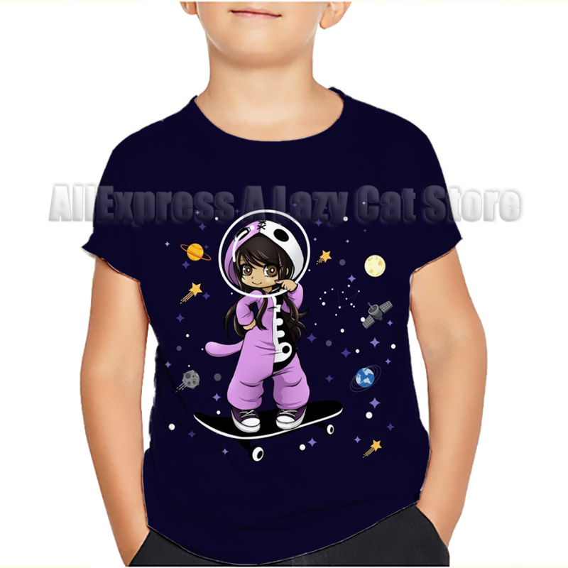 Aphmau-子供用Tシャツ,漫画のTシャツ,男の子と女の子 - Baby Clothing Dividers のレビューと価格