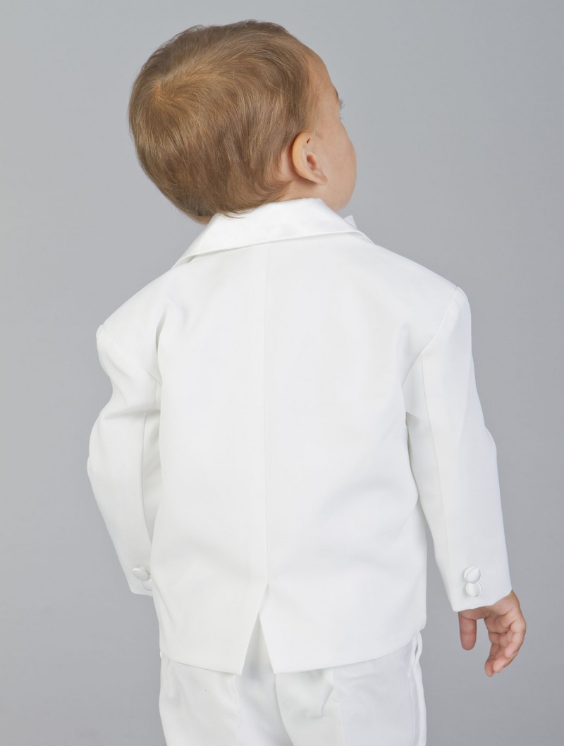 白い小さな子供スーツブレザー男の子カスタムメイドコートスーツ - Baby Clothing Made In Usa のレビューと価格
