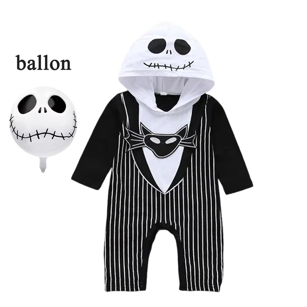 赤ちゃん男の子フード付きロンパースハロウィンコスプレジャック - Baby Clothing Dividers のレビューと価格