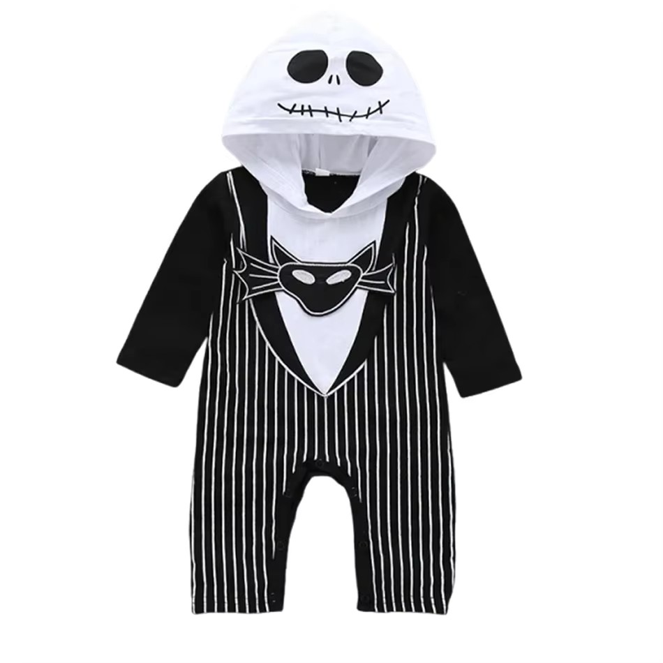 赤ちゃん男の子フード付きロンパースハロウィンコスプレジャック - Baby Clothing Dividers のレビューと価格
