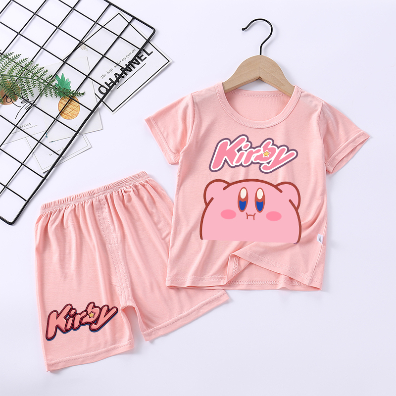 新しいカービィガールパジャマかわいい漫画パジャマセット子供か - Baby Clothing Japan のレビューと価格