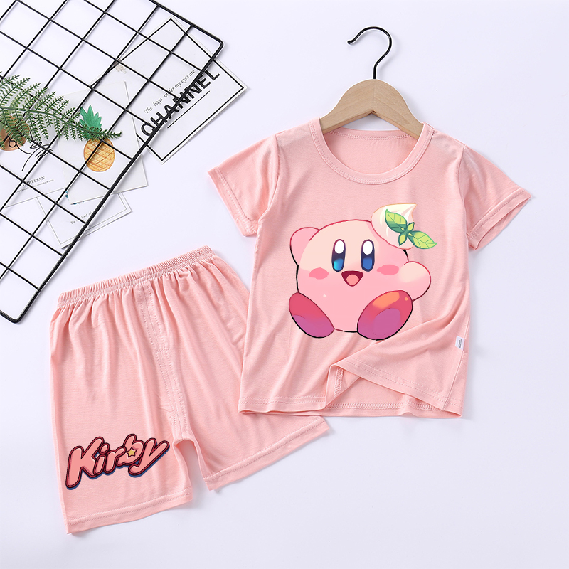 新しいカービィガールパジャマかわいい漫画パジャマセット子供か - Baby Clothing Japan のレビューと価格
