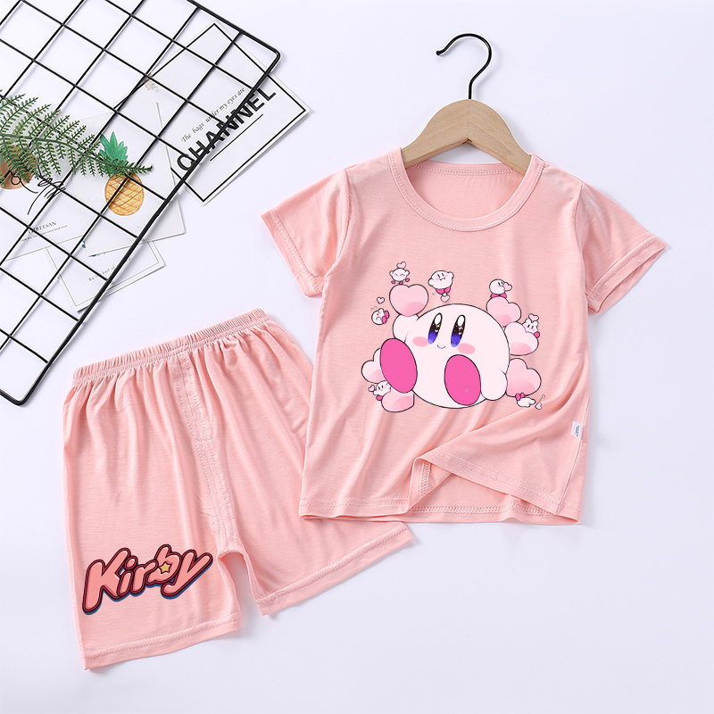 新しいカービィガールパジャマかわいい漫画パジャマセット子供か - Baby Clothing Japan のレビューと価格