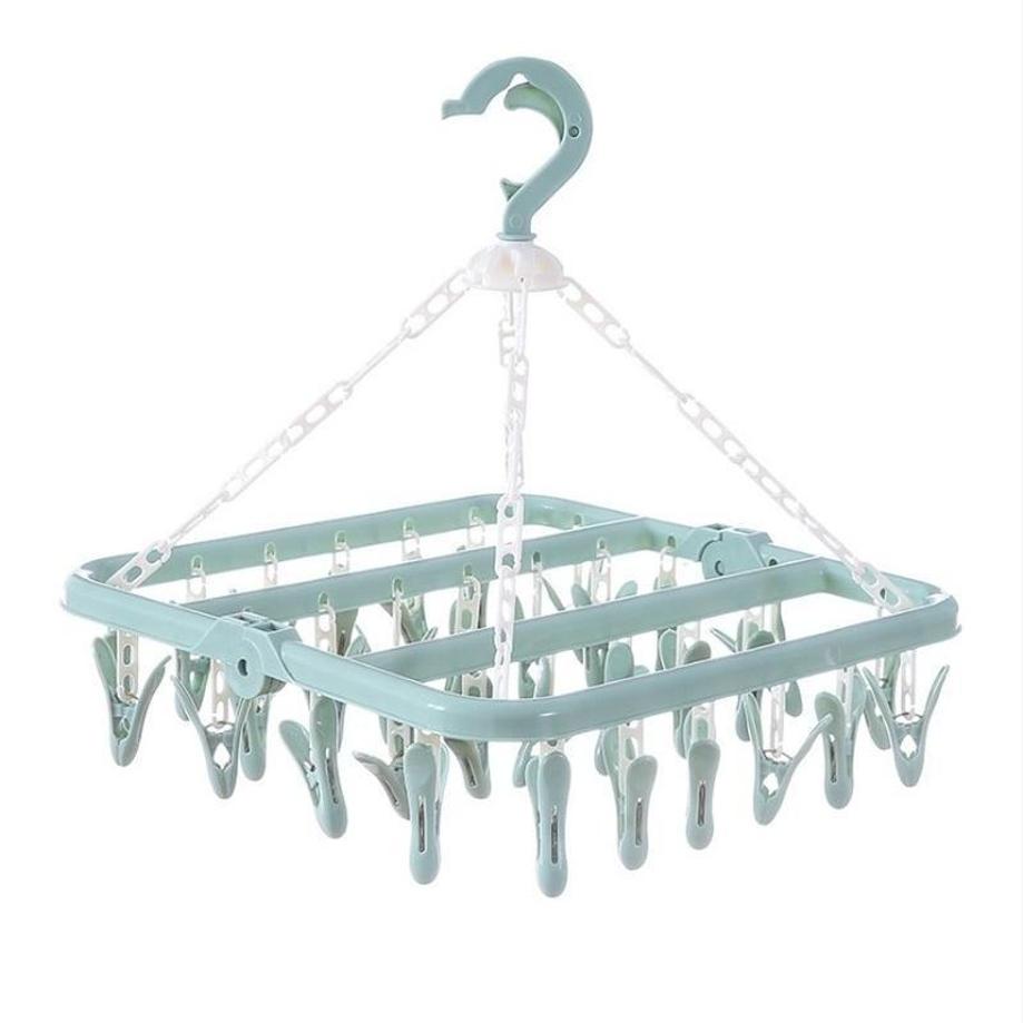 1 PC 32 クリップ折りたたみの衣類ハンガー 乾燥機 防 - Baby Clothing Drying Rack のレビューと価格