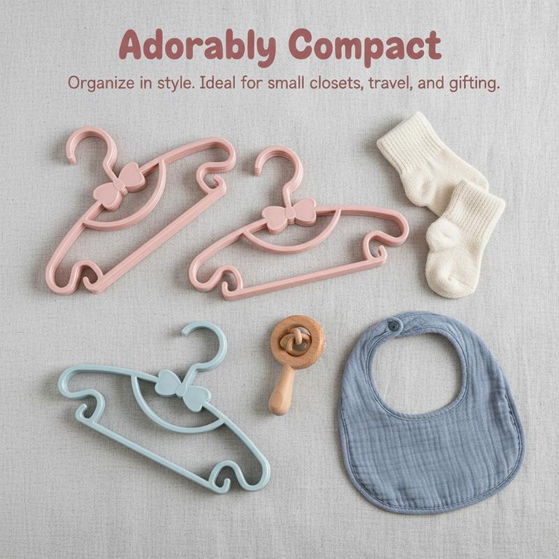 12 個ベビーキッズ洋服ハンガーセット耐久性のある滑り止め衣 - Baby Clothing Display のレビューと価格