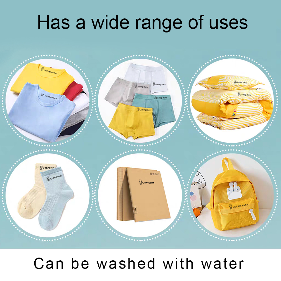 子供服の名前スタンプ｜布用の防水名前印｜洗濯しても落ちないス - Baby Clothing Name のレビューと価格