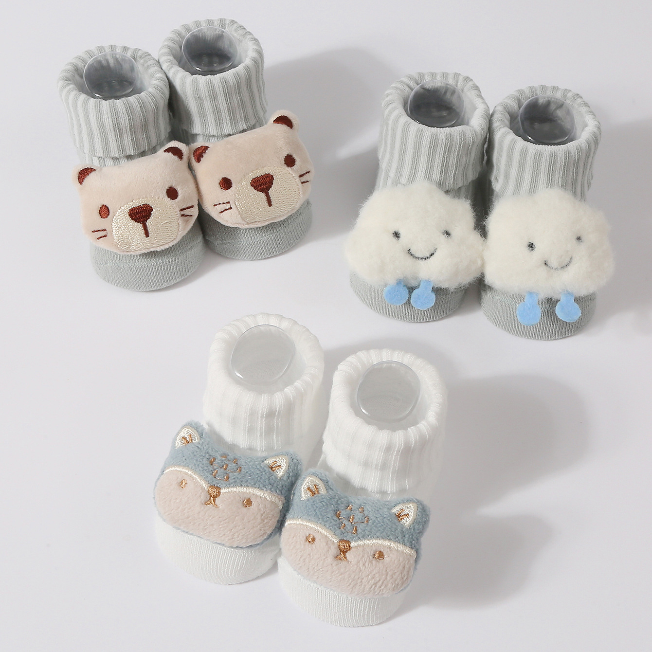 3 ペア/セットベビーソックスガールズボーイズ新生児アクセサ - Baby Clothing Dividers のレビューと価格