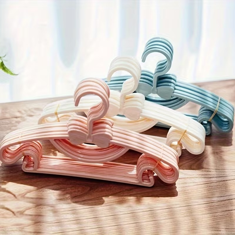 10-100 個子供用プラスチックハンガーポータブル防風衣類 - Baby Clothing Drying Rack のレビューと価格
