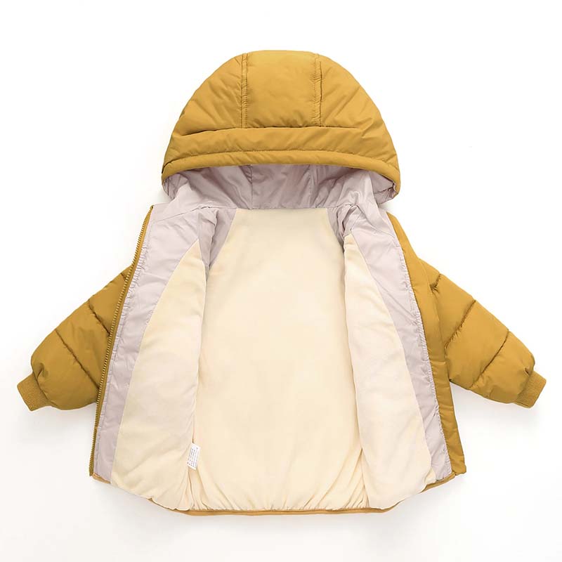 カジュアルベビーガールズ冬服キッズライトダウンコートフード付 - Baby Clothing Dividers のレビューと価格