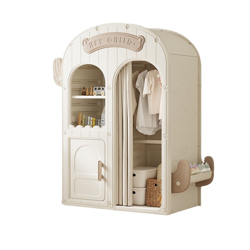 子供用ワードローブ家庭用寝室収納キャビネットベビーシンプルワ - Baby Clothing Wardrobe のレビューと価格