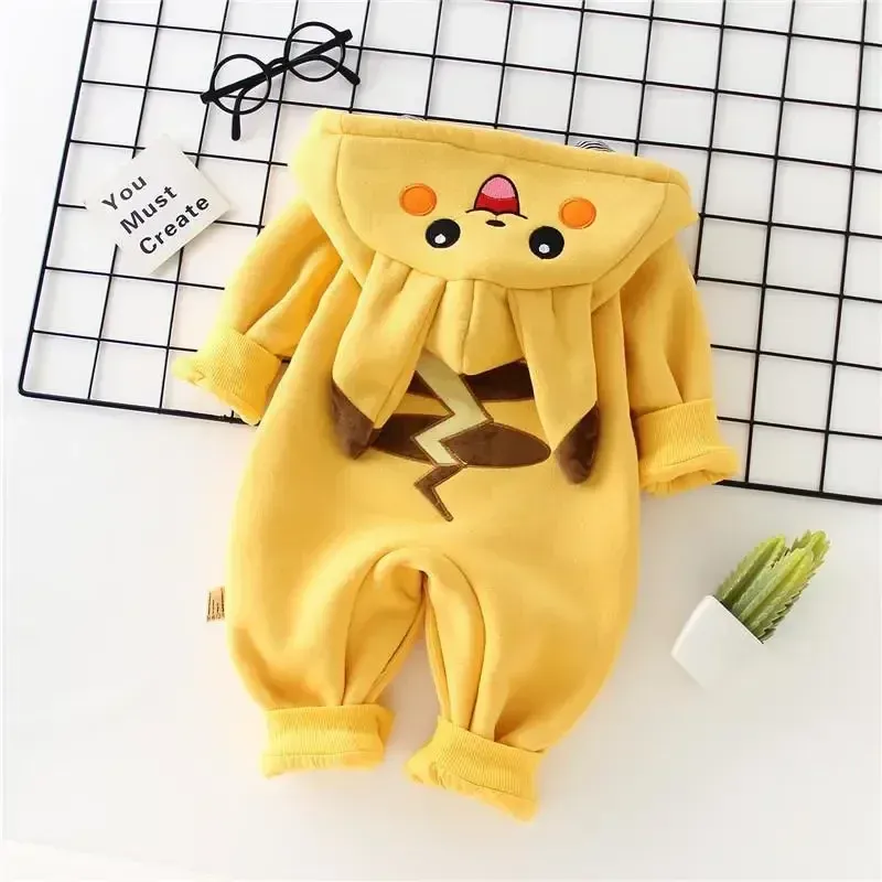 漫画ポケットモンスターベビーパジャマ新生児かわいい冬長袖子供 - Baby Clothing Japan のレビューと価格