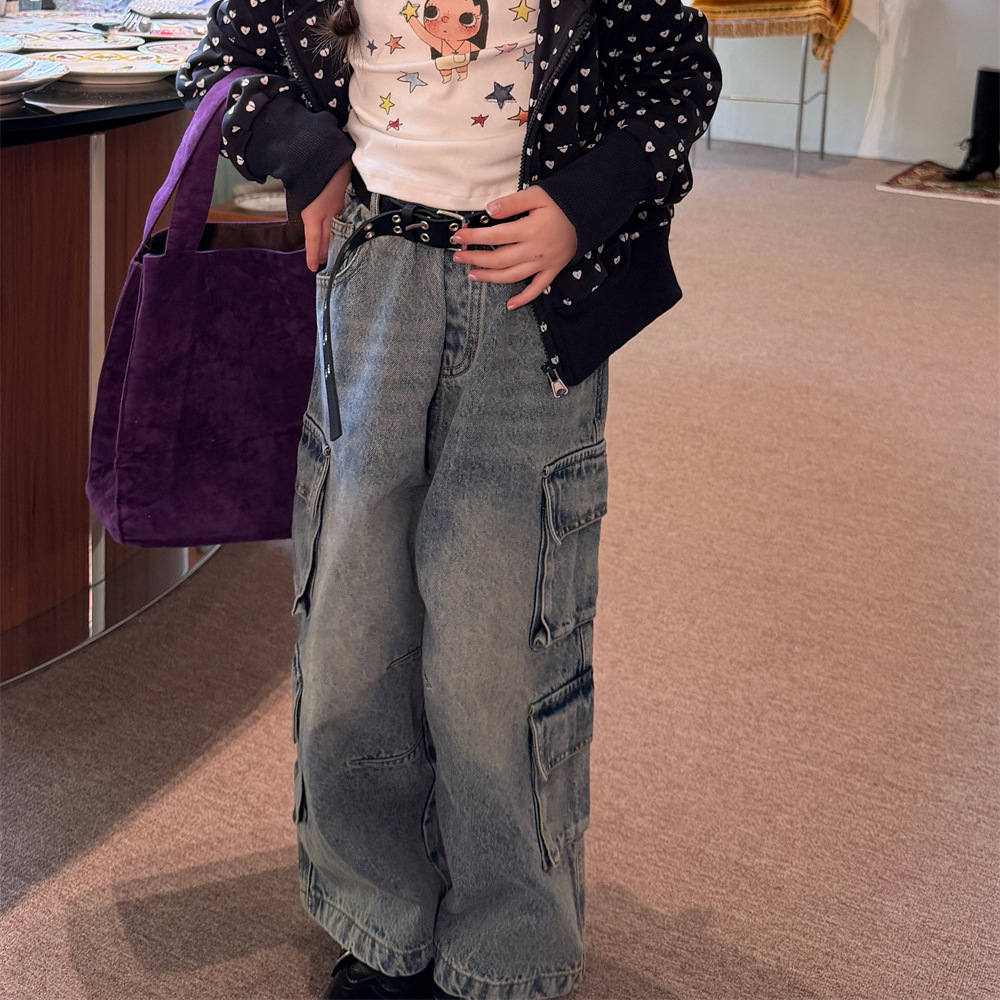 ガールズパンツ 2026年 春秋新作 子供服 韓国風 女の子 - Baby Clothing Made In Usa のレビューと価格