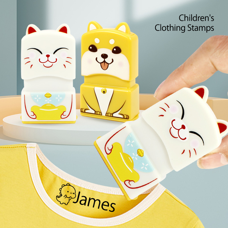 カスタムネームスタンプ　学生・子供・赤ちゃん用　名入れ可能　 - Baby Clothing Name のレビューと価格