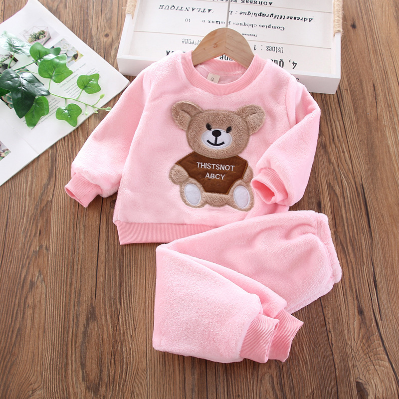 新しい冬の赤ちゃん女の子男の子ホームウェアセット秋のファッシ - Baby Clothing Dividers のレビューと価格