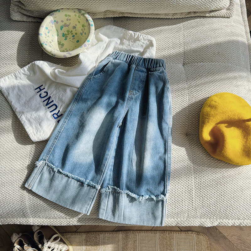 子供用ワイドレッグパンツ,スプライシングパンツ,女の子用ドレ - Baby Clothing Made In Usa のレビューと価格